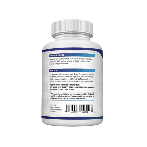 Magnesium Complex Supplement – 8 Elemental Forms 1000mg | 90 Vegan Capsules