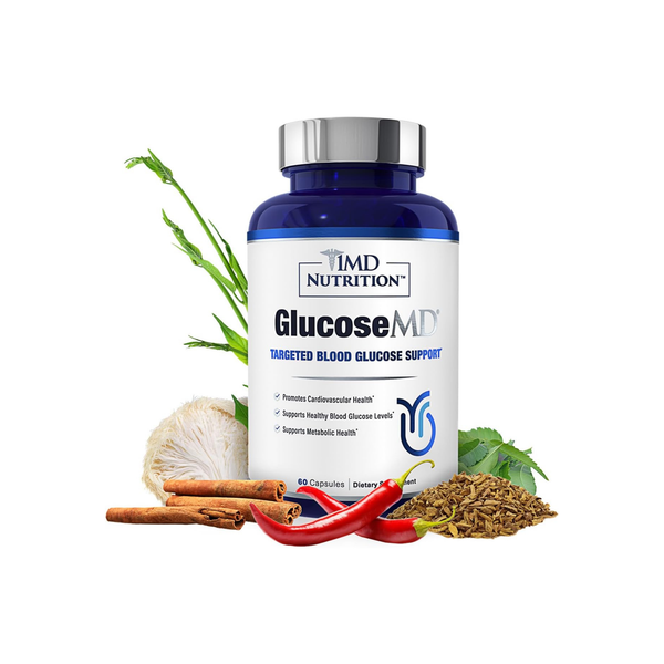 1MD Nutrition GlucoseMD Blood Sugar & Metabolic Support – 60 Capsules