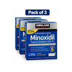 Kirkland Signature Minoxidil 5% Extra Strength Hair Regrowth Treatment for Men – 6-Month Supply
