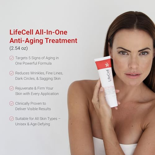LifeCell All-In-One Anti-Aging Cream with Retinol, Vitamin C & Hyaluronic Acid