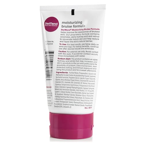 Dermend Arnica Bruise Cream with Vitamin K - Moisturizer for Bruising on Arms, Legs & Hands - 4.5 Oz