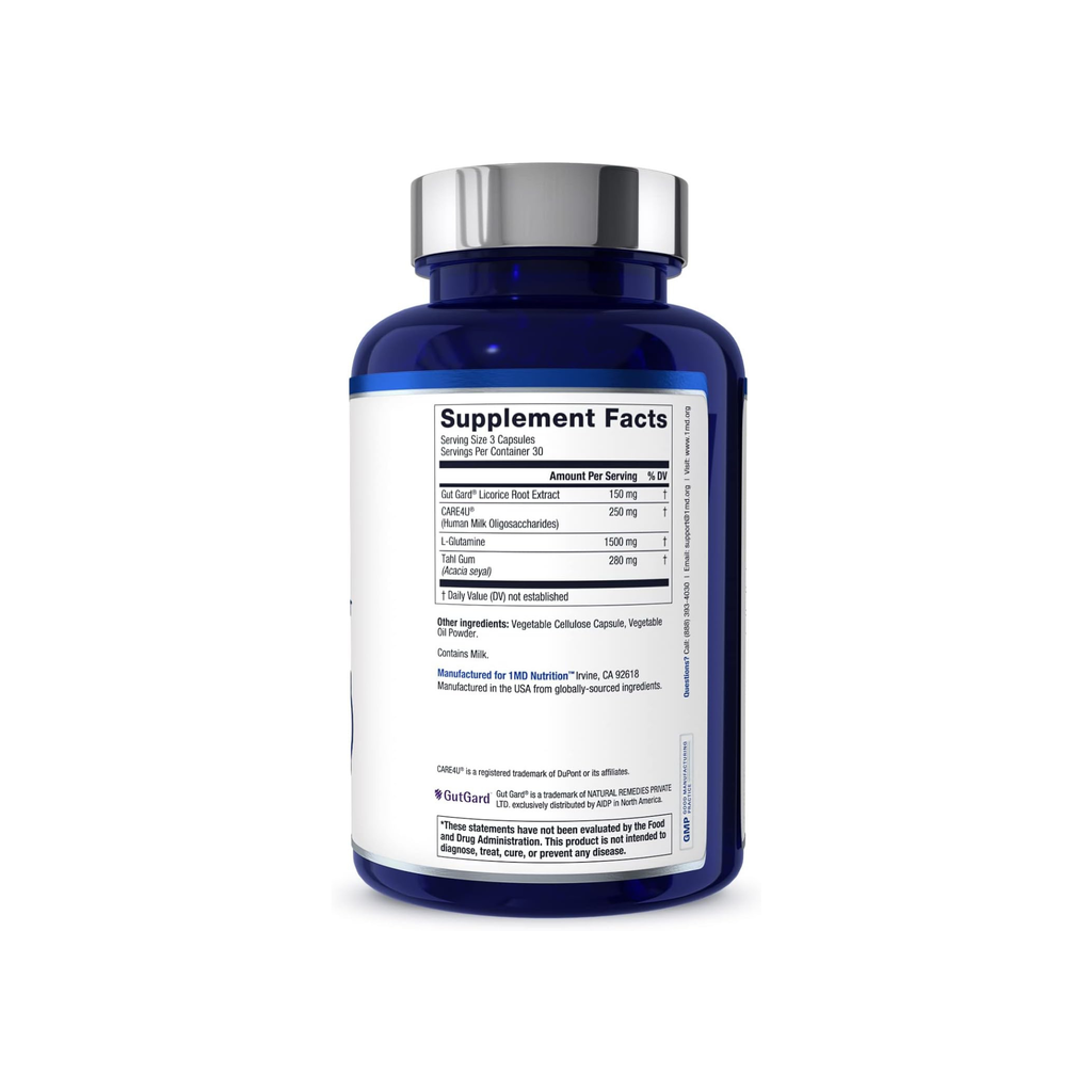 1MD Nutrition GutMD Digestive & Gut Health Support – 90 Capsules
