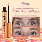 Grande Cosmetics GrandeLASH-MD Lash Enhancing Serum - Peptide & Vitamin Infused Formula for Longer, Thicker, Fuller Looking Lashes - Ophthalmologist Tested, Cruelty-Free, 6 Month Supply (4mL)