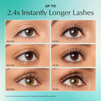 Thrive Causemetics Thrive Mascara, Liquid Lash Extensions Mascara, Tubing Mascara Lengthening, Volumizing & Curling, Smudge Proof, Washable, No Clumping or Flaking, Vegan, Brynn (Rich Black)