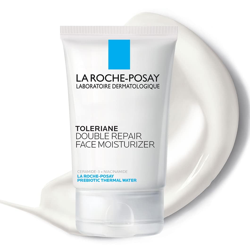 La Roche-Posay Toleraine Skin Care Set, Double Repair Face Moisturizer