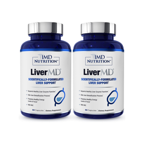 1MD Nutrition LiverMD Liver Support Supplement – 60 Capsules