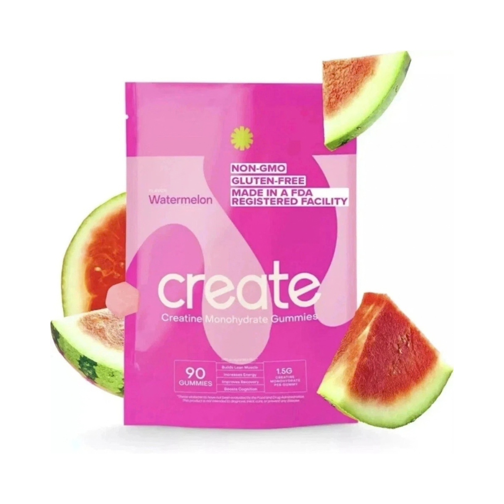 Create Creatine Monohydrate Gummies for Men & Women – 90 Count