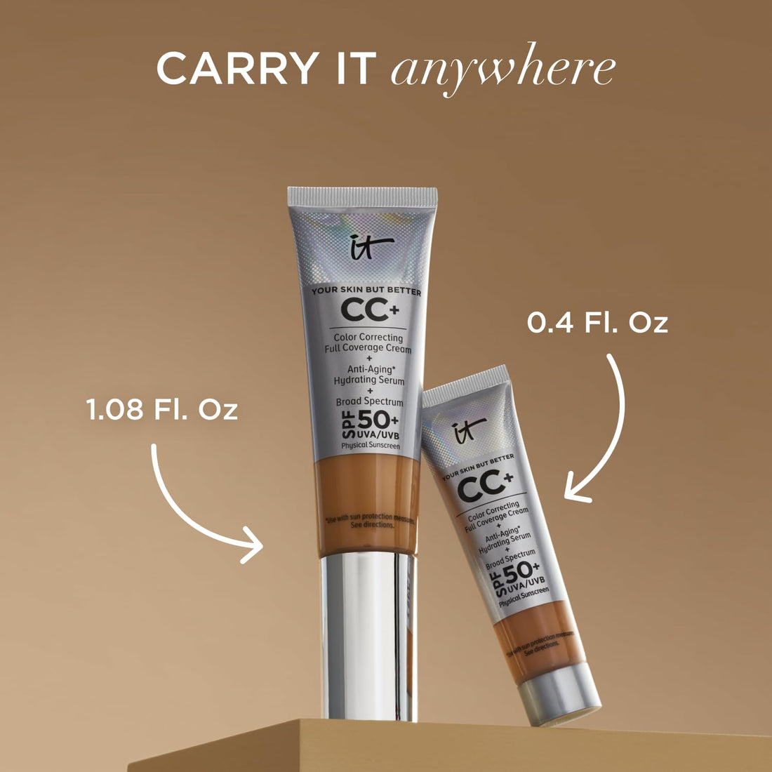 IT Cosmetics CC+ Cream Full-Coverage Foundation with SPF 50+