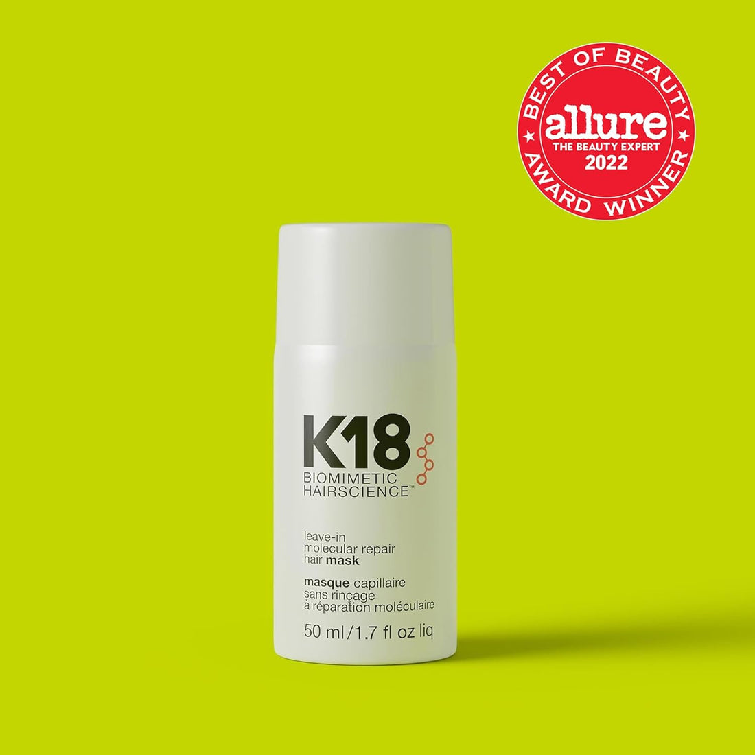 K18 Leave-In Molecular Hair Mask – Repair Dry or Damaged Hair