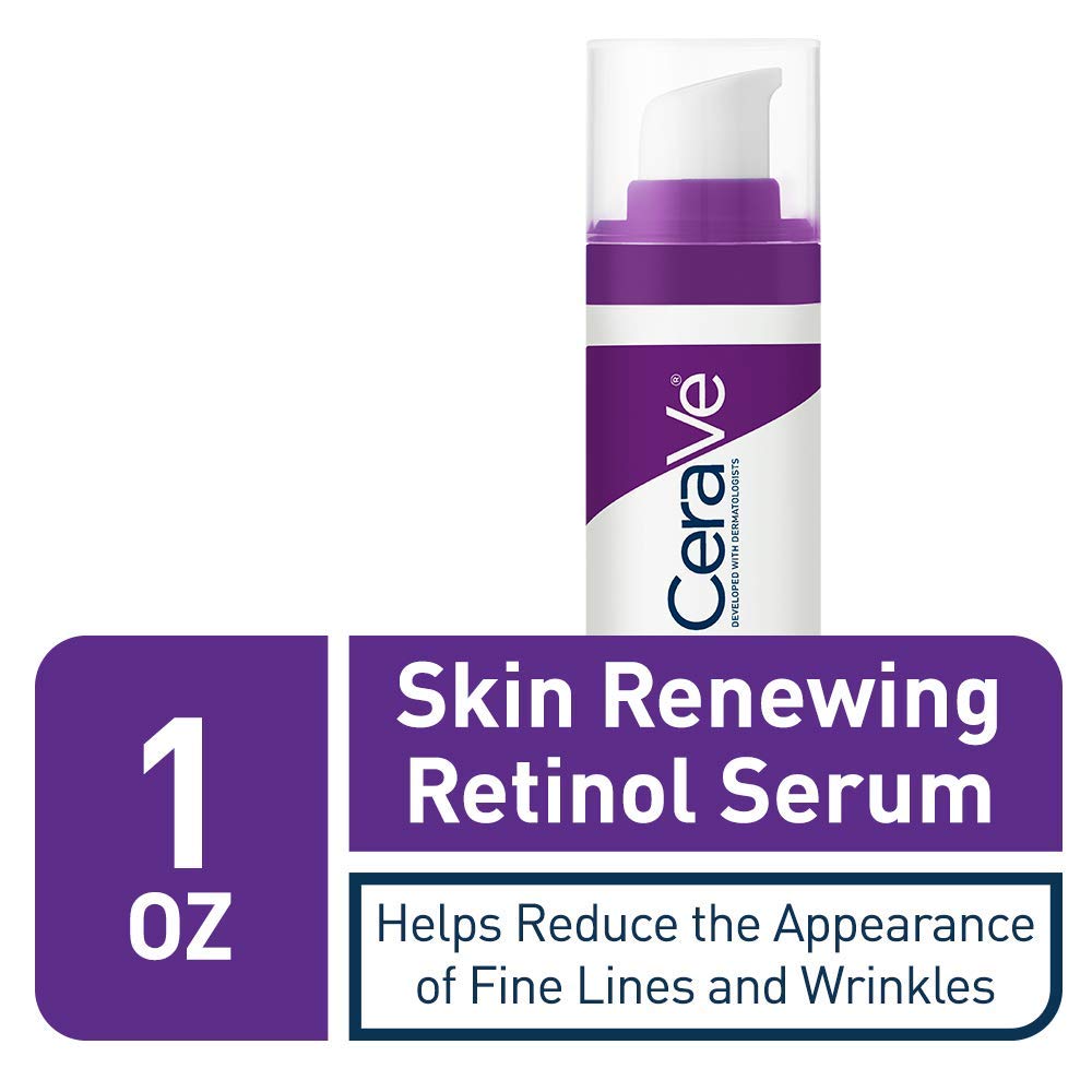 CeraVe Anti-Aging Retinol Serum for Face, Encapsulated Retinol with Hyaluronic Acid