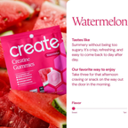 Create Creatine Monohydrate Gummies for Men & Women – 90 Count