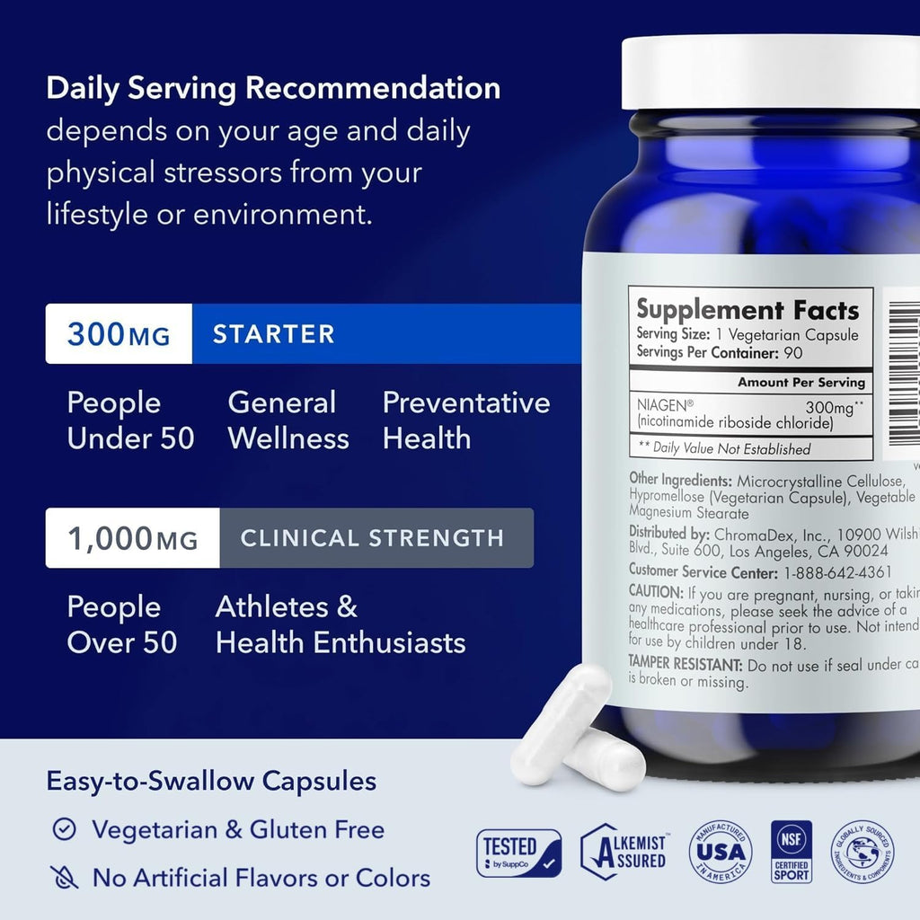 TRU NIAGEN NAD Supplement 300mg – 90 Servings - additional image 2