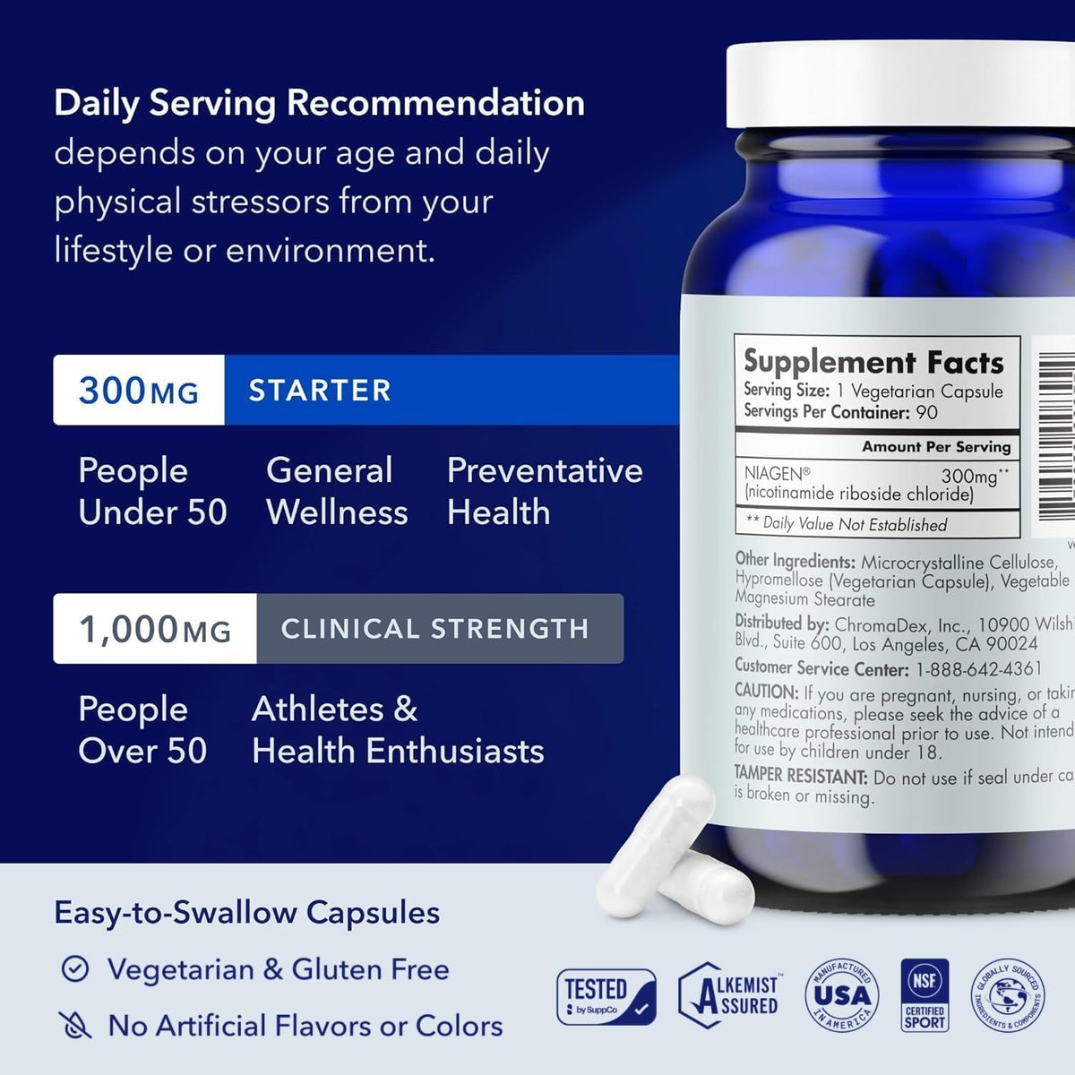TRU NIAGEN NAD Supplement 300mg – 90 Servings - additional image 2