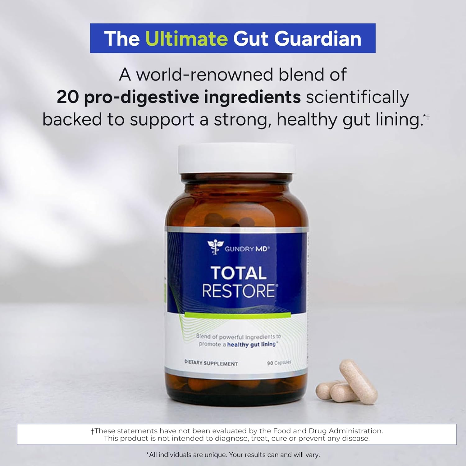 Gundry MD Total Restore Gut Lining Support – 90 Capsules
