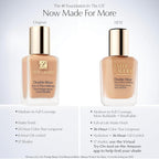 Estée Lauder Double Wear Foundation 1W1 Bone 1oz – Long-Wear Matte Makeup