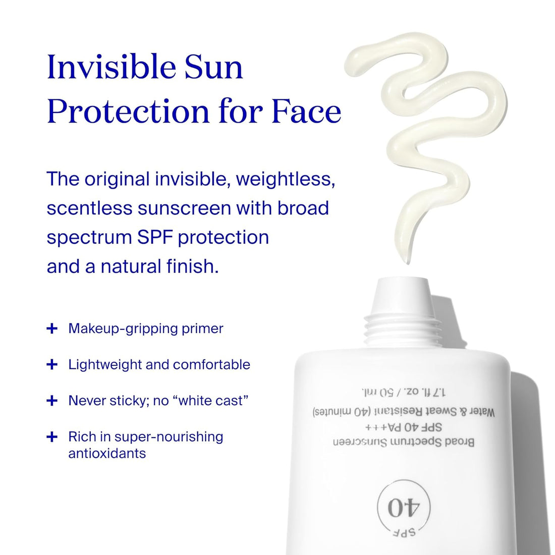 Supergoop! Unseen Sunscreen SPF 40 – Invisible