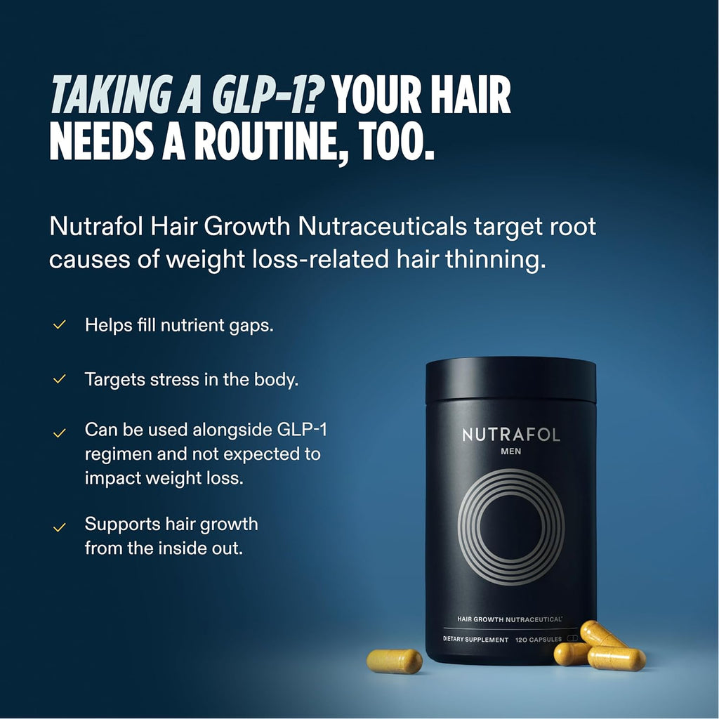 Nutrafol Men’s Hair Growth Supplements – 1 Month Supply