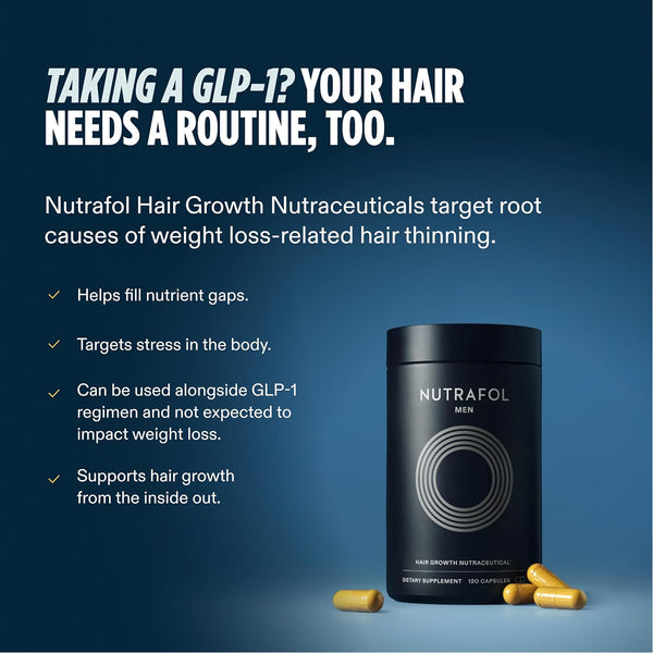 Nutrafol Men’s Hair Growth Supplements – 1 Month Supply