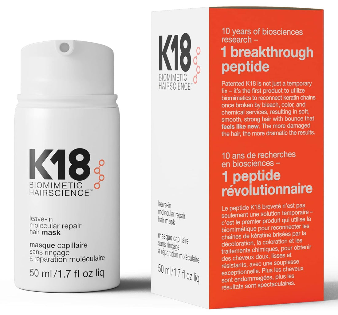 K18 Leave-In Molecular Hair Mask – Repair Dry or Damaged Hair