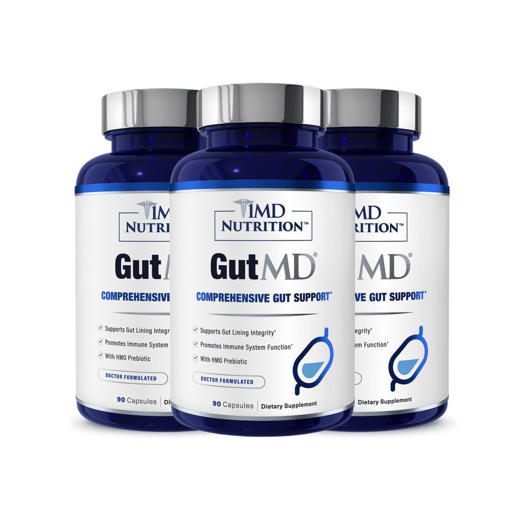 1MD Nutrition GutMD Digestive & Gut Health Support – 90 Capsules