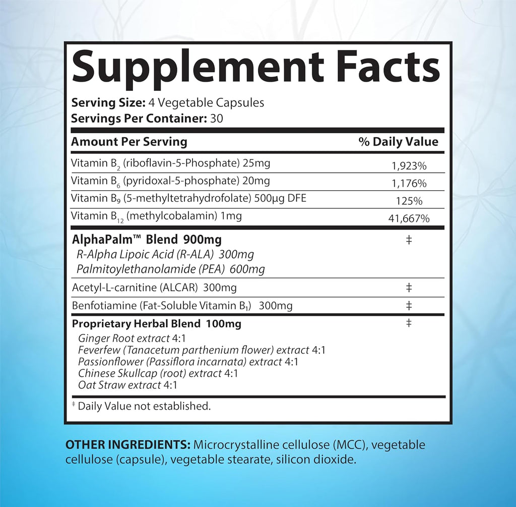 SciatiEase Sciatic Nerve Health Support Supplement – 120 Capsules