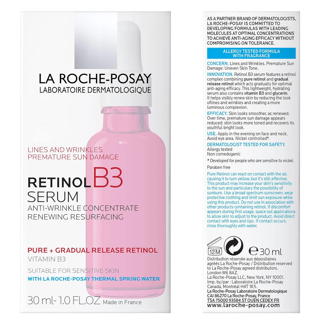 La Roche-Posay Pure Retinol Face Serum with Vitamin B3