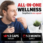 10X Health Optimize Methylated Multivitamin for Men – 90 Capsules