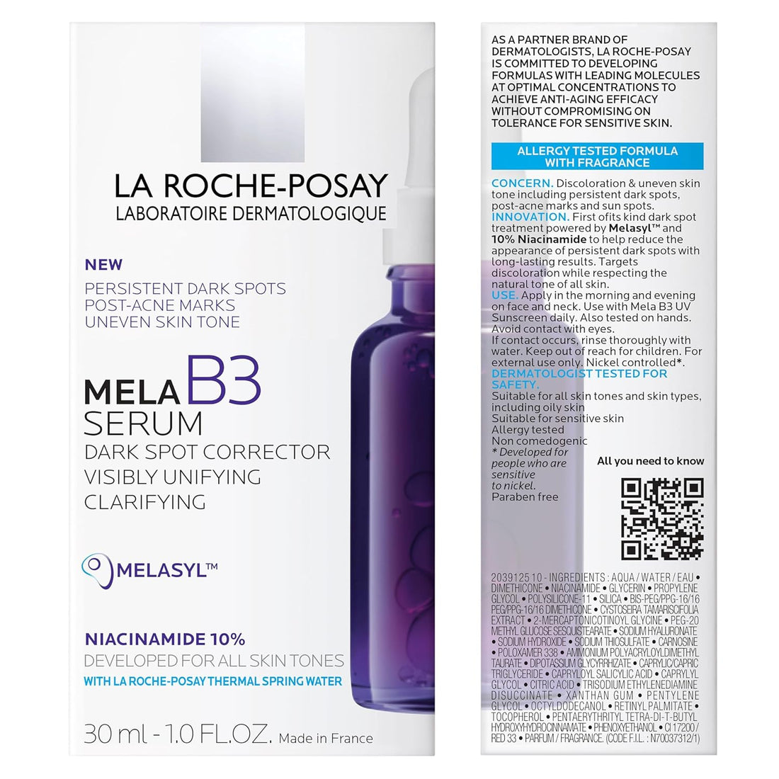 La Roche-Posay Mela B3 Serum, Dark Spot Corrector