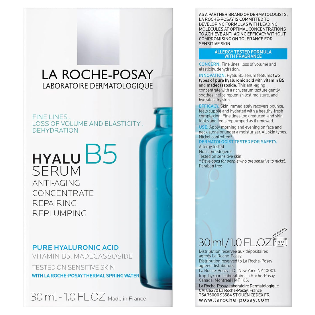 La Roche-Posay Hyalu B5 Pure Hyaluronic Acid Serum for Face