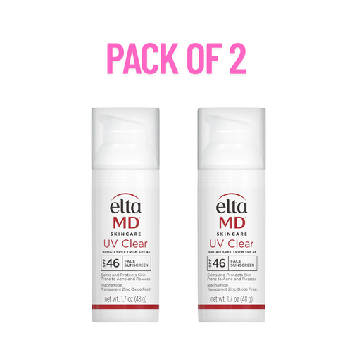 EltaMD UV Clear Face Sunscreen SPF 46, Oil-Free Sunscreen with Zinc Oxide, Dermatologist Recommended