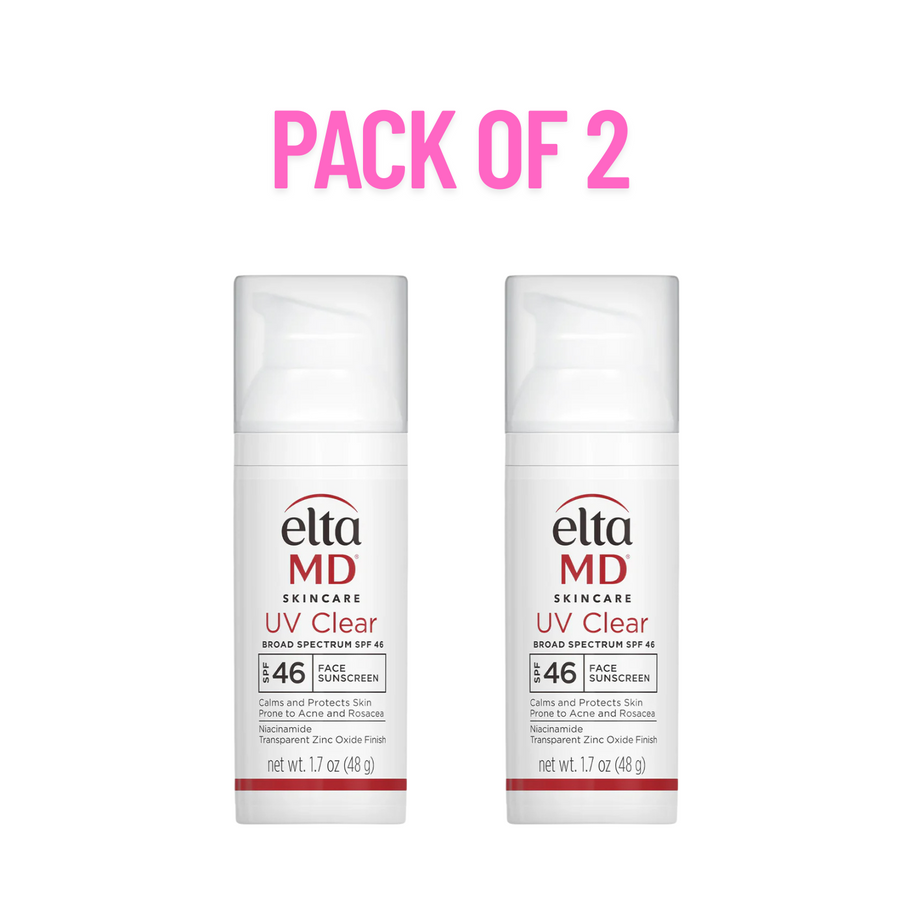 EltaMD UV Clear Face Sunscreen SPF 46, Oil-Free Sunscreen with Zinc Oxide, Dermatologist Recommended