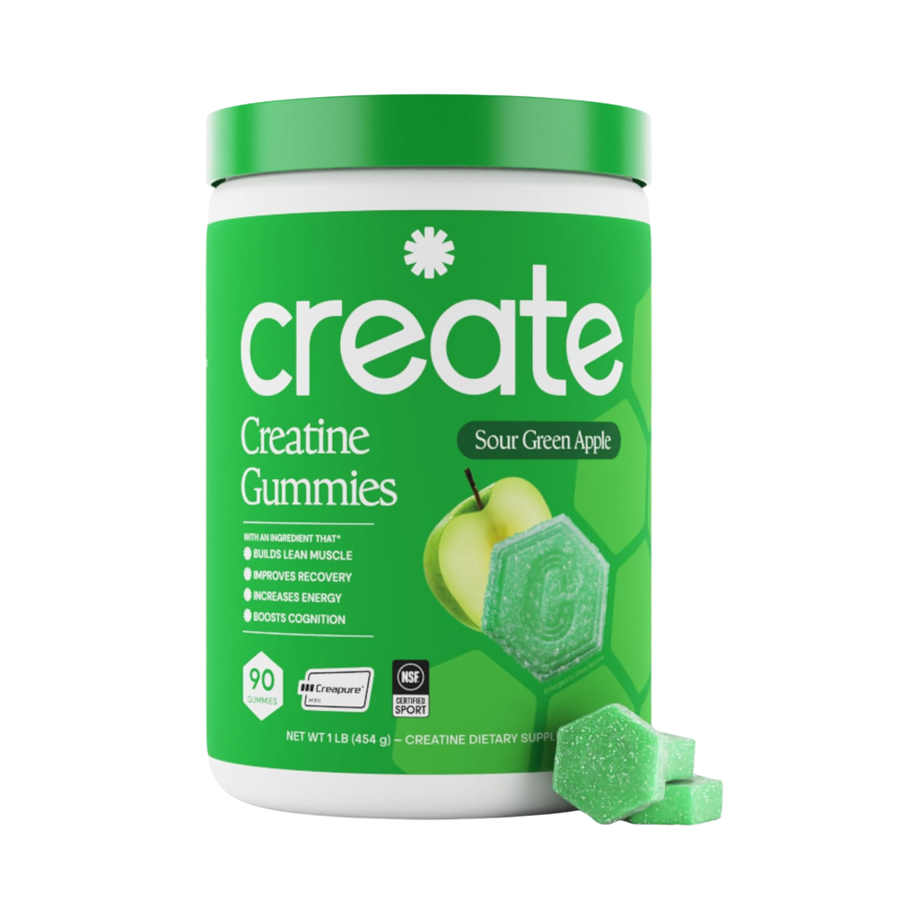 Create Creatine Monohydrate Gummies for Men & Women – 90 Count