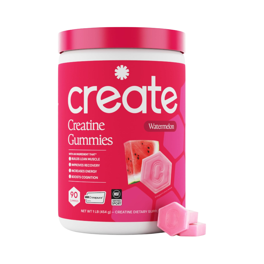 Create Creatine Monohydrate Gummies for Men & Women – 90 Count