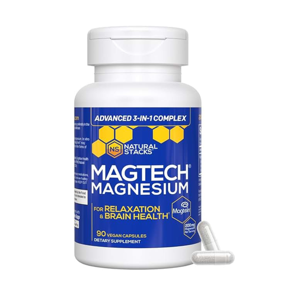 MagTech Magnesium Complex for Women & Men – 90 Capsules