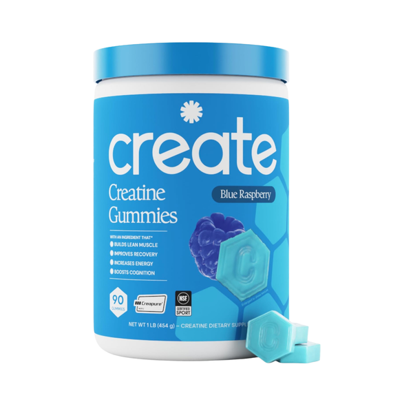 Create Creatine Monohydrate Gummies for Men & Women – 90 Count